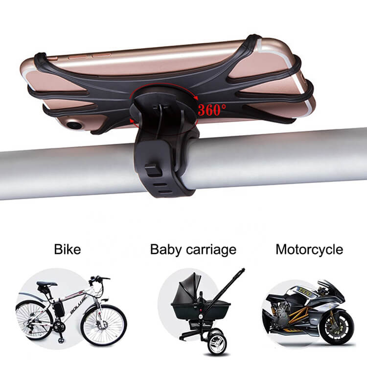 Supporto porta telefono cellulare smartphone universale per bicicletta moto