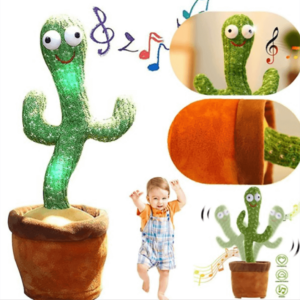 cactus parlante ballerino giocattolo pupazzo peluche canta balla suona bambino gioco