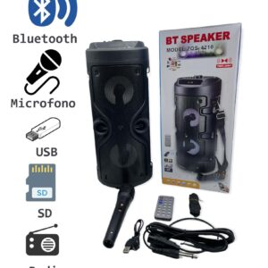 cassa speaker acustica amplificata watt bluetooth trolley karaoke microfono usb