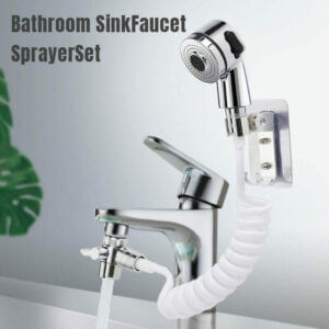Doccetta a mano per Bidet Doccia Bidet Spruzzatore Lavandino Acciaio Inox