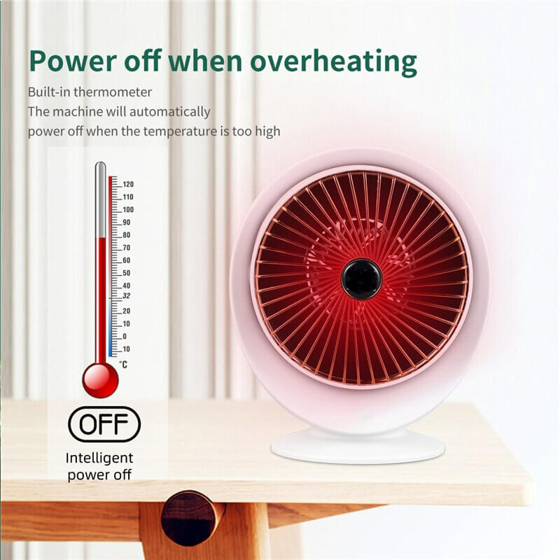 Stufetta elettrica a basso consumo per bagno casa 800w termoventilatore stufa termiventilatore scaldabagno riscaldatore mini