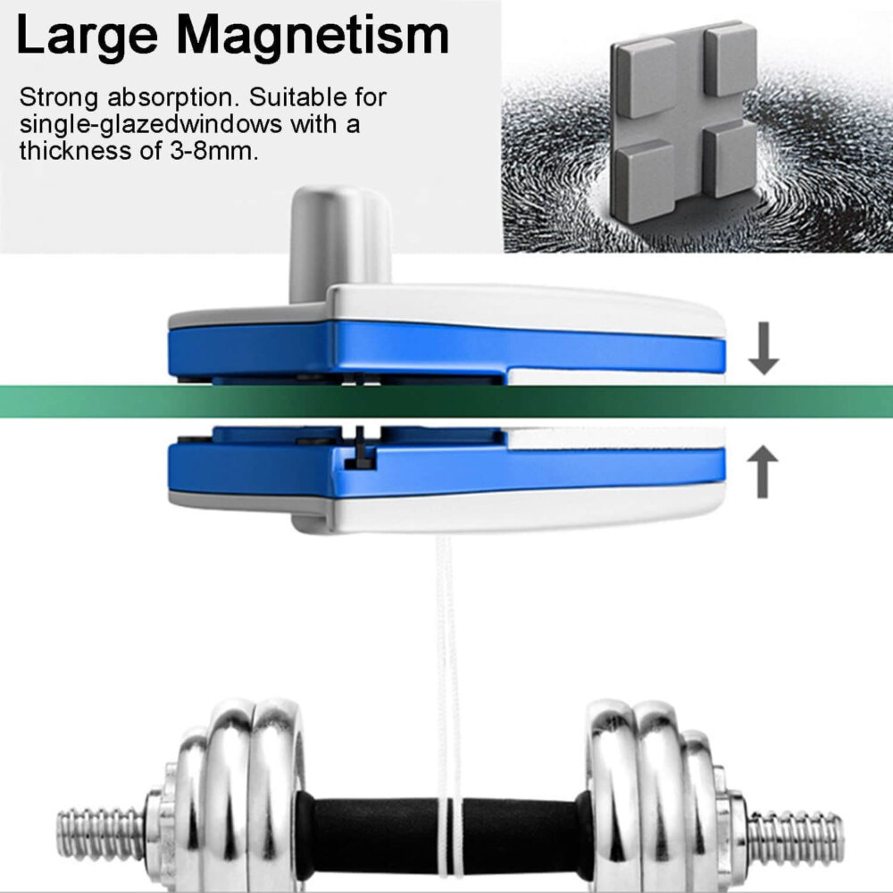 Lavavetri Magnetico Pulitore Magnetico per vetri Pulitore per Finestre e Vetrine