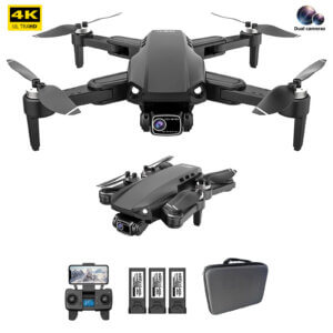 Drone professionale GPS quadricottero due telecamere 4k con valigetta