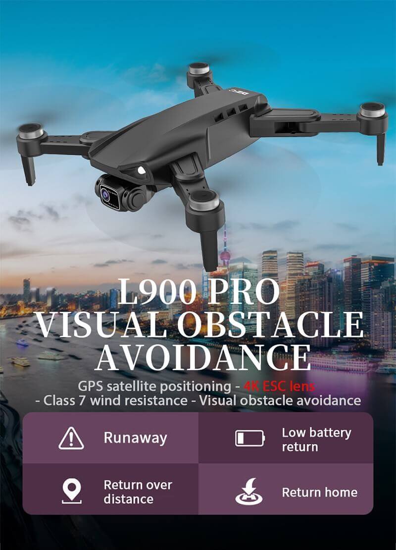 Drone professionale GPS quadricottero due telecamere 4k con valigetta