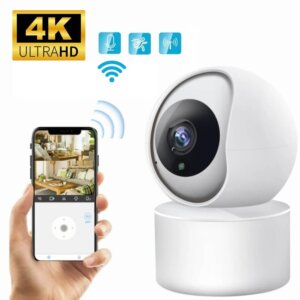 Telecamera-videosorveglianza-domestica-wireless-interno-zoom-sicurezza-casa-4k-1