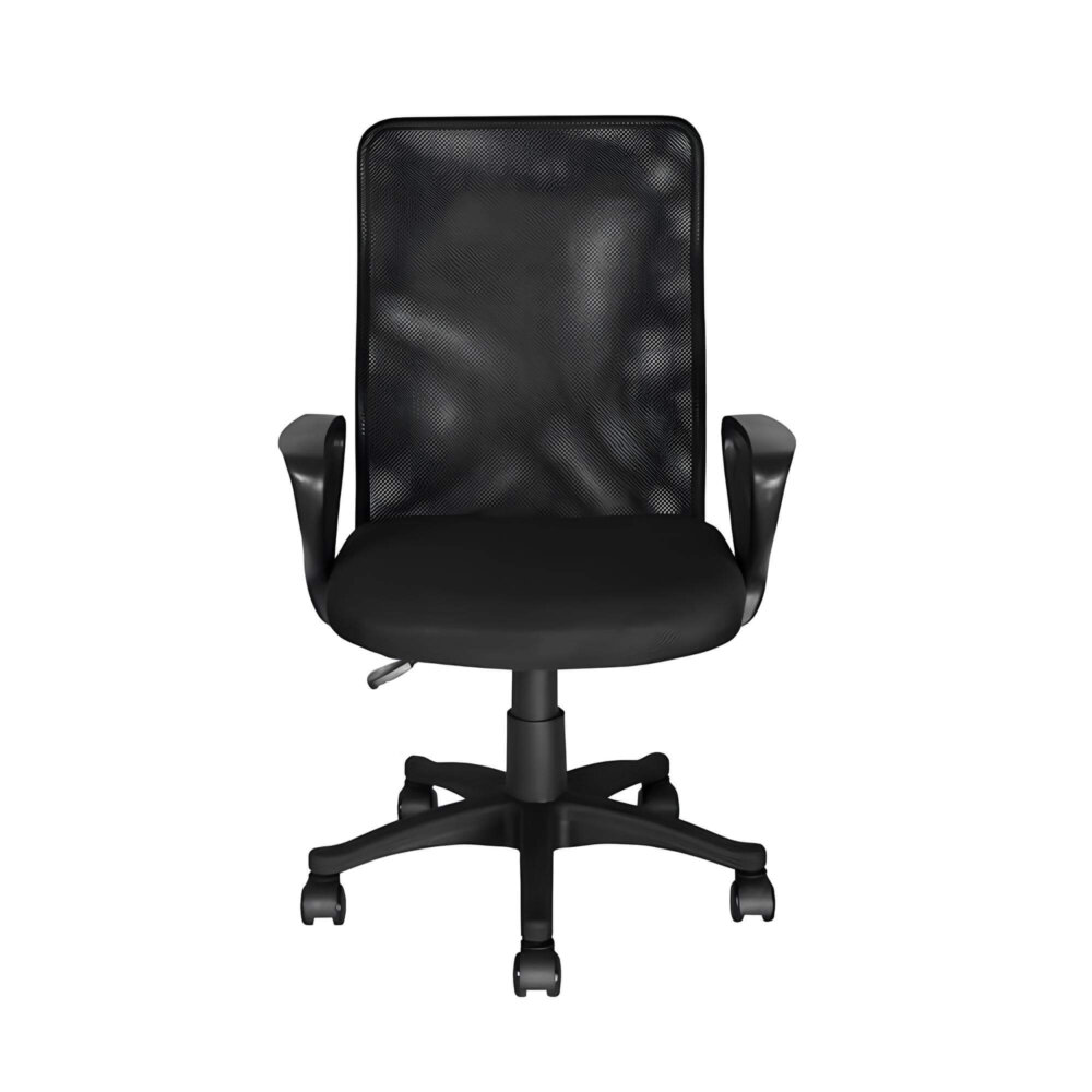 Sedia-da-ufficio-ergonomica-regolabile-nera-per-casa-studio-braccioli-traspirante-1
